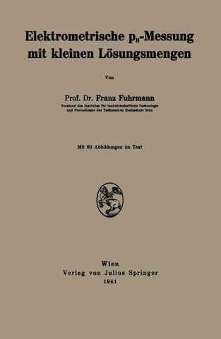 Elektrometrische pH-Messung mit kleinen Lösungsmengen
