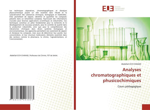 Analyses chromatographiques et phusicochimiques