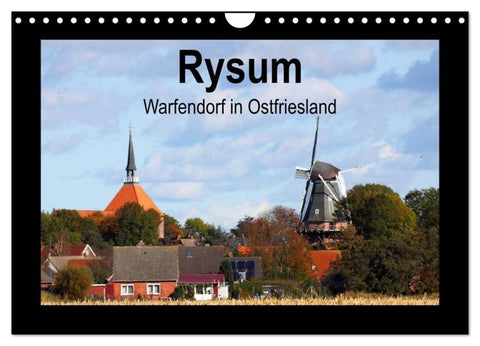Rysum - Warfendorf in Ostfriesland (Wandkalender 2026 DIN A4 quer), CALVENDO Monatskalender
