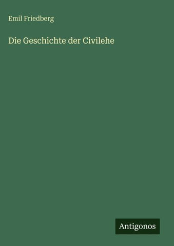 Die Geschichte der Civilehe
