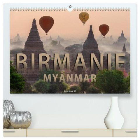 BIRMANIE MYANMAR (Calendrier mural 2026 DIN A2 vertical) calendrier de bureau