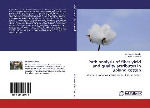 Path analysis of fiber yield and quality attributes in upland cotton