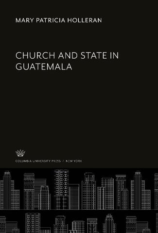 Church and State in Guatemala