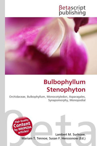 Bulbophyllum Stenophyton