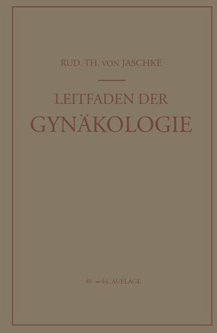 Leitfaden der Gynäkologie