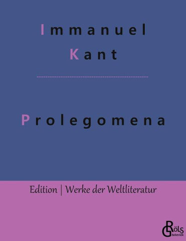 Prolegomena