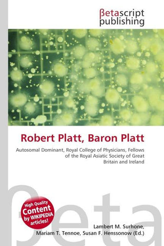 Robert Platt, Baron Platt