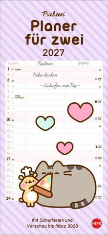 Pusheen Planer für zwei 2027