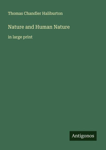 Nature and Human Nature