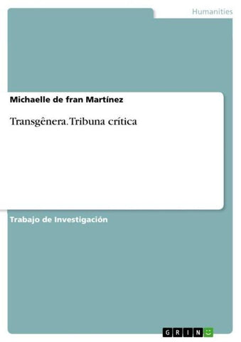 Transgênera. Tribuna crítica