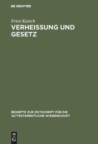 Verheißung und Gesetz