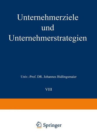 Unternehmerziele und Unternehmerstrategien