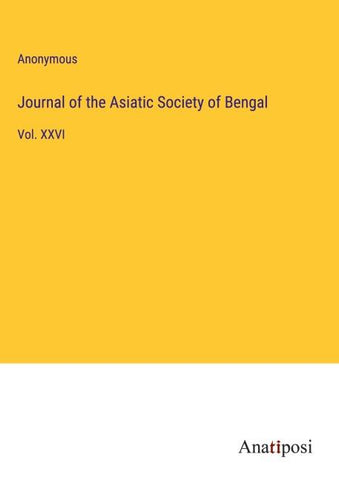Journal of the Asiatic Society of Bengal