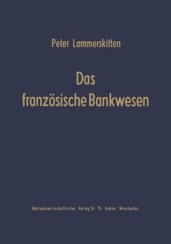 Das französische Bankwesen