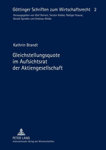 Gleichstellungsquote im Aufsichtsrat der Aktiengesellschaft