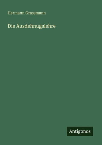 Die Ausdehnugslehre