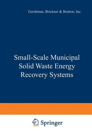 Small-Scale Municipal Solid Waste Energy Recovery Systems