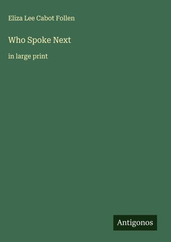 Who Spoke Next