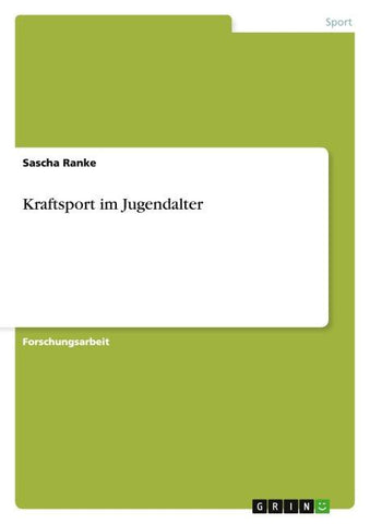 Kraftsport im Jugendalter