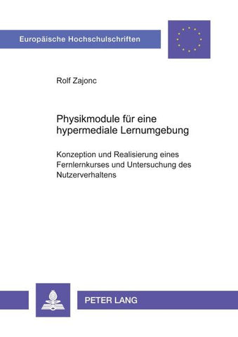 Physikmodule für eine hypermediale Lernumgebung