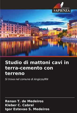 Studio di mattoni cavi in terra-cemento con terreno