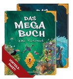 Das Mega-Buch. Bibelgeschichten. Das Neue Testament. Ein Mitmach-Buch mit Spielen und Rätseln zur Bibel inkl. Sticker. Geschichten von Jesus und seinen Jüngern: Für Kinder ab 8 Jahre
