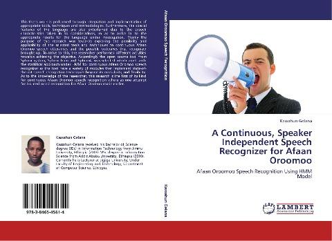 A Continuous, Speaker Independent Speech Recognizer for Afaan Oroomoo