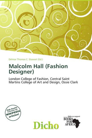 Malcolm Hall (Fashion Designer)