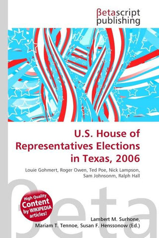 U.S. House of Representatives Elections in Texas, 2006