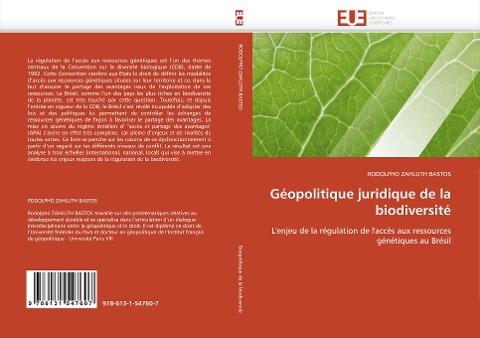 Géopolitique juridique de la biodiversité