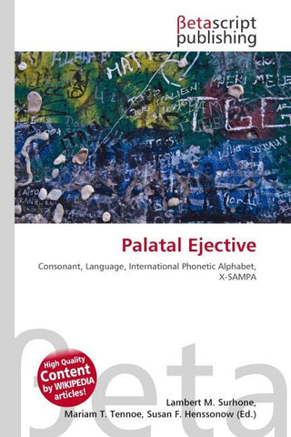 Palatal Ejective
