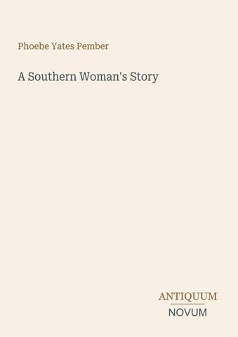 A Southern Woman's Story