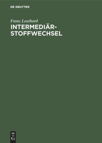 Intermediärstoffwechsel