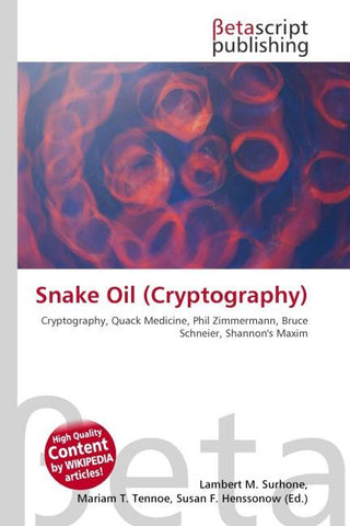 Snake Oil (Cryptography)