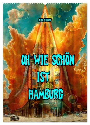 Oh wie schön ist Hamburg (Wandkalender 2026 DIN A2 hoch), CALVENDO Monatskalender