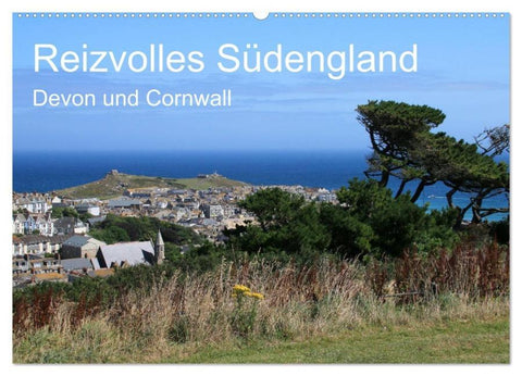 Reizvolles Südengland Devon und Cornwall (Wandkalender 2026 DIN A2 quer), CALVENDO Monatskalender