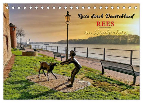 Reise durch Deutschland - Rees am Niederrhein (Tischkalender 2026 DIN A5 quer), CALVENDO Monatskalender