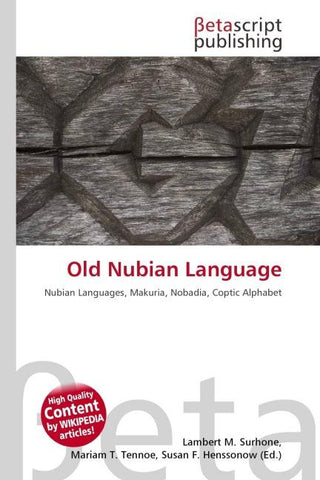 Old Nubian Language