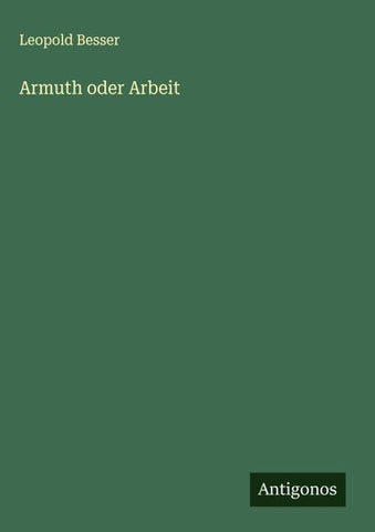 Armuth oder Arbeit