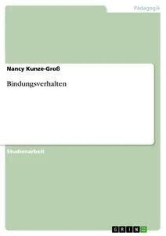 Bindungsverhalten