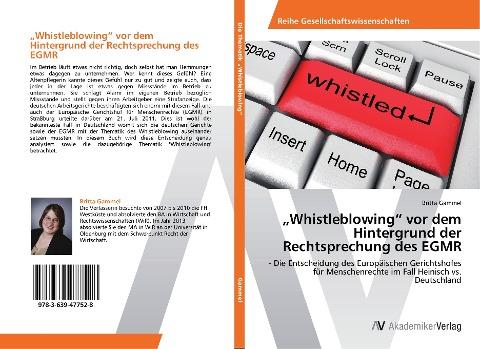 "Whistleblowing" vor dem Hintergrund der Rechtsprechung des EGMR
