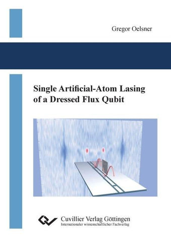 Single Artificial-Atom Lasing of a Dressed Flux Qubit