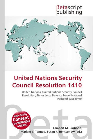 United Nations Security Council Resolution 1410