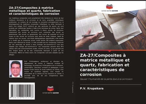 ZA-27/Composites à matrice métallique et quartz, fabrication et caractéristiques de corrosion