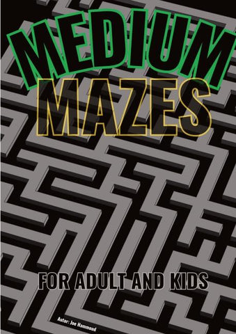 Medium Mazes Challenge