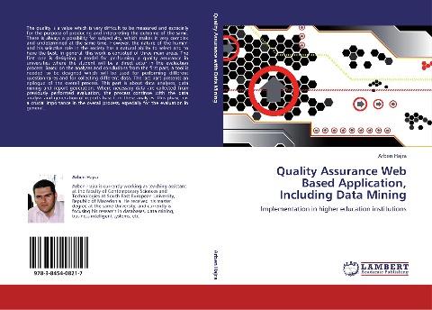 Quality Assurance Web Based Application, Including Data Mining