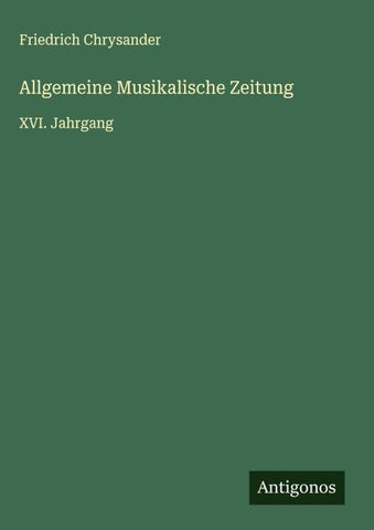 Allgemeine Musikalische Zeitung