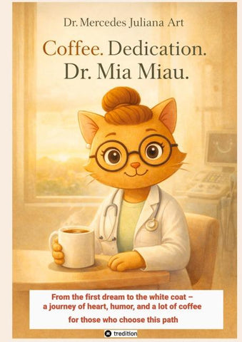 Coffee. Dedication. Dr. Mia Miau.