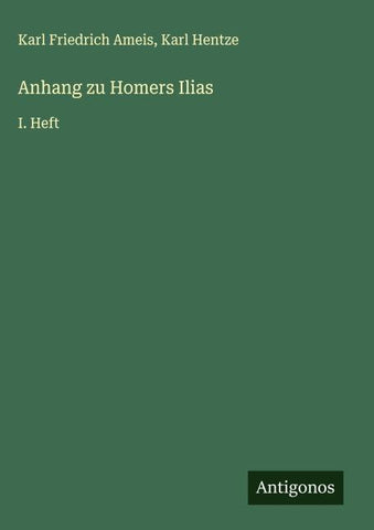 Anhang zu Homers Ilias