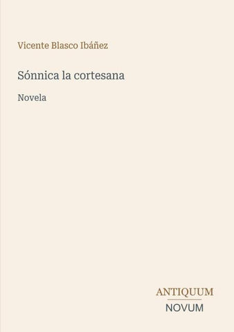 Sónnica la cortesana